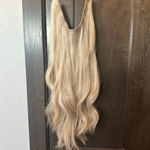 Halo Blonde Hair Extension 22”